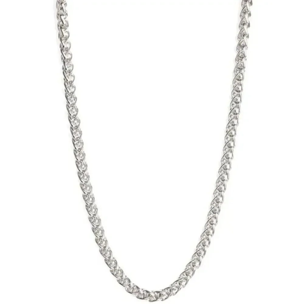 Big Talker Silver Necklace (349)